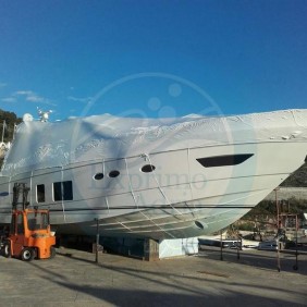 boat shrink wrapping